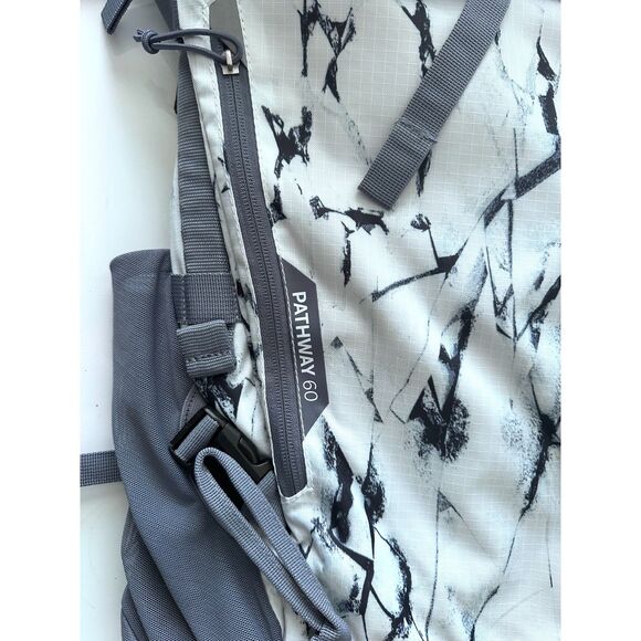 High Sierra Pathway 2.0 Women's 60L Backpack hiking Cracked Ice/Grey Blue NEW - Picture 12 of 14
